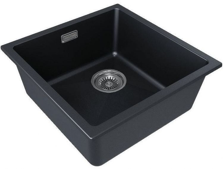 Кухонная мойка Paulmark Lumi 45 UNI-Skew LU45SK-BLM Черный маталлик Кухонная мойка Paulmark Lumi 45 UNI-Skew LU45SK-BLM Черный маталлик