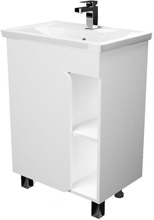 Тумба под раковину 1MarKa Nuvo 70 У76056 Белая глянцевая