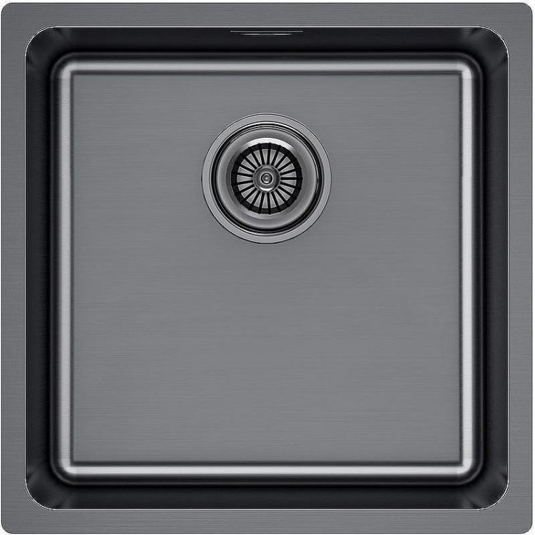 Кухонная мойка Paulmark Yuni 44 Uni YU44-GM Вороненная сталь
