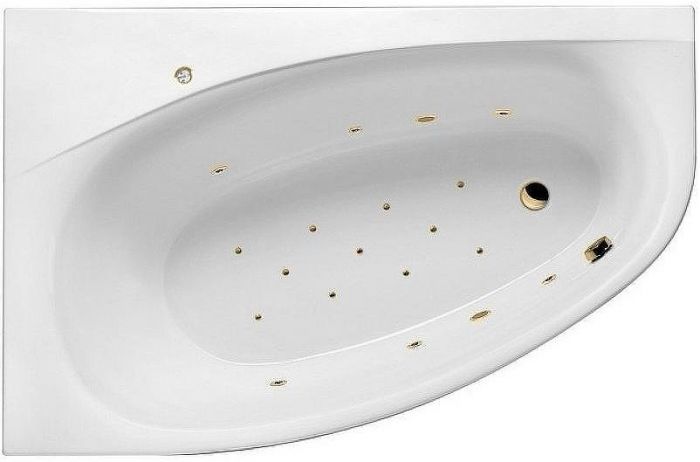 Акриловая ванна Excellent Kameleon 170x110 L WAEX.KML17.RELAX.GL с гидромассажем