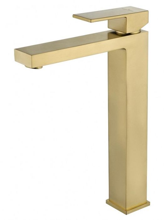 Смеситель для раковины Wonzon & Woghand Cube WW-88239016-BG цвет Брашированное золото