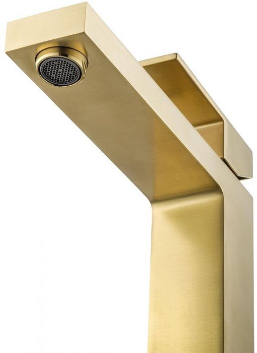 Смеситель для раковины Wonzon & Woghand Cube WW-88239016-BG цвет Брашированное золото