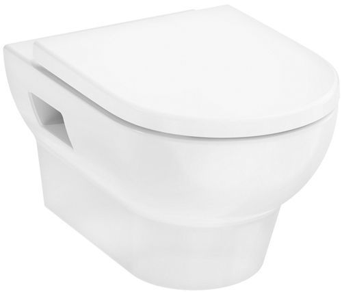 Hansgrohe комплект: GladeLake S Унитаз подвесной 540x360, сиденье с микролифтом, безободковый, цвет: белый