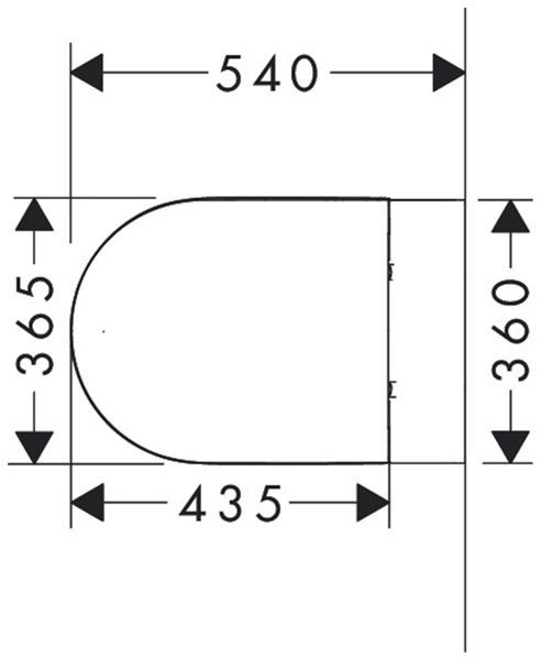 Hansgrohe комплект: GladeLake S Унитаз подвесной 540x360, сиденье с микролифтом, безободковый, цвет: белый