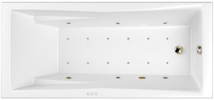 Акриловая ванна Whitecross Palace 180х80 0104.180080.100.RELAX.BR с гидромассажем