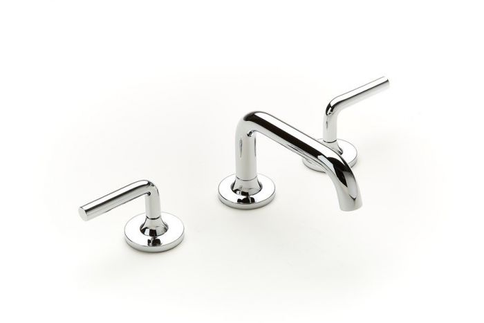 СМЕСИТЕЛЬ НА 3 ОТВЕРСТИЯ [R-17-08-PC], ЦВЕТ ХРОМ, CROSSWATER