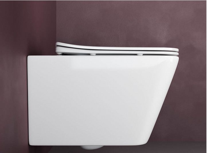 Подвесной унитаз CERAMICANOVA Metric Rimless CN3007 Подвесной унитаз CERAMICANOVA Metric Rimless CN3007