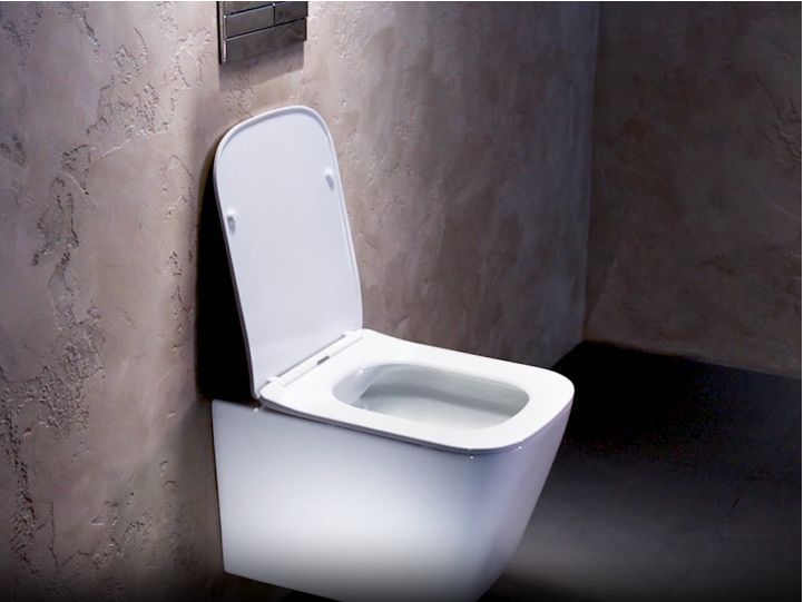 Подвесной унитаз CERAMICANOVA Metric Rimless CN3007 Подвесной унитаз CERAMICANOVA Metric Rimless CN3007