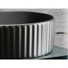 Умывальник CERAMICANOVA Element чаша накладная круглая 360 мм (цвет Темный Антрацит Матовый) CN6057MDH