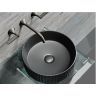 Умывальник CERAMICANOVA Element чаша накладная круглая 360 мм (цвет Темный Антрацит Матовый) CN6057MDH