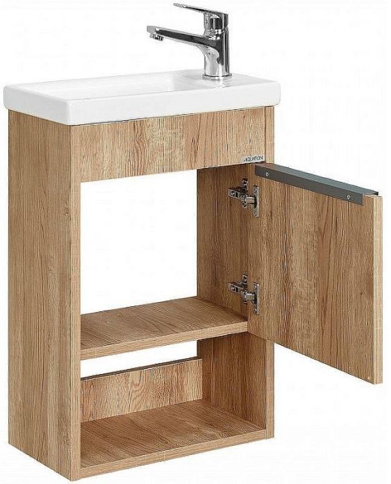 Тумба под раковину Aquaton Хоуп 40 1A287101HP6C0 подвесная Орех