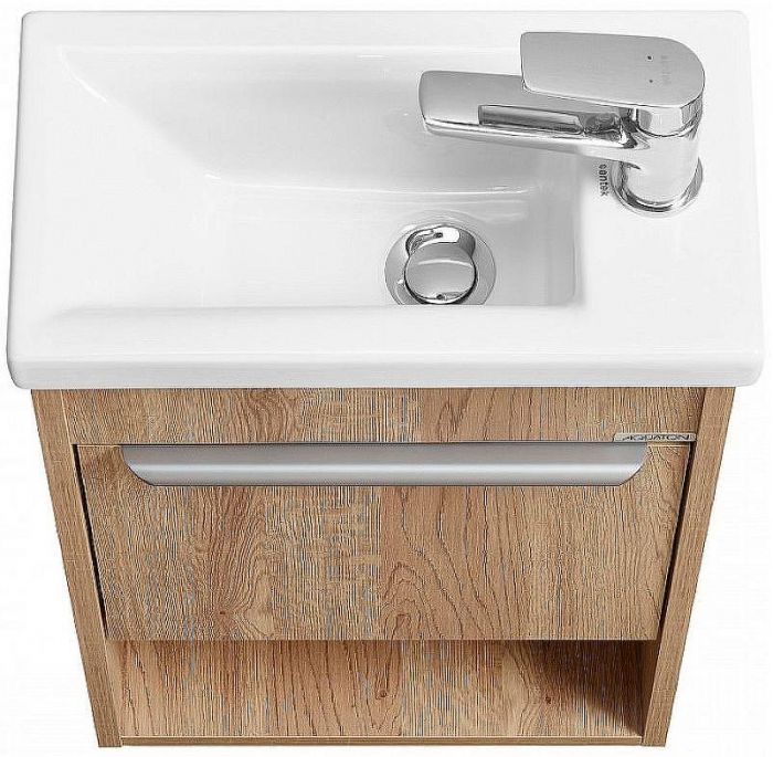 Тумба под раковину Aquaton Хоуп 40 1A287101HP6C0 подвесная Орех