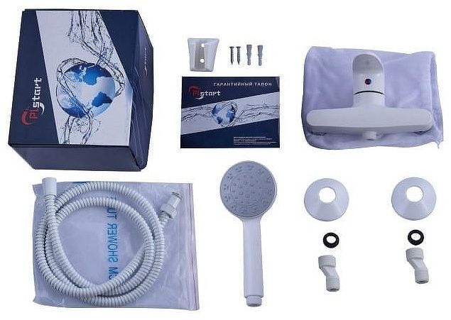 Смеситель для душа Plstart PL2005-8 цвет Белый