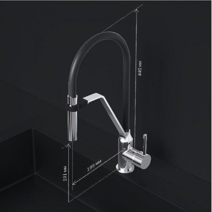 Смеситель для кухни AM.PM Like S F8013000 Хром