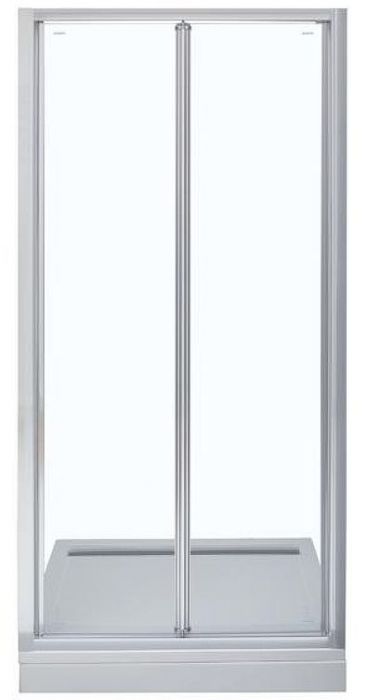 Душевая дверь Aquanet Alfa NAA6422 80 210018 профиль Хром стекло прозрачное