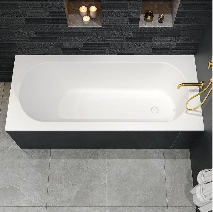 Ванна из искусственного камня Whitecross Gin 170x70 0217.170070.200 Белая матовая без гидромассажа