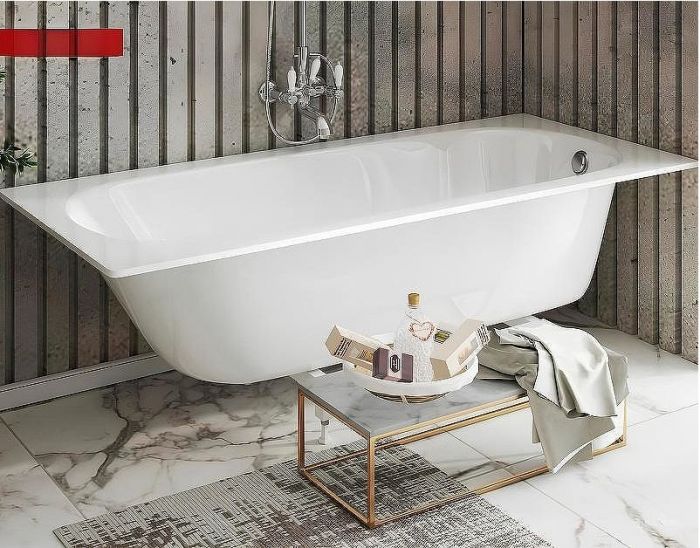 Ванна из искусственного камня Aquanet Lotos Stone 170x75 AQ-00338575 без гидромассажа