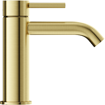 Смеситель для раковины SANCOS Etna, брашированное золото, PVD покрытие, SC9001BG