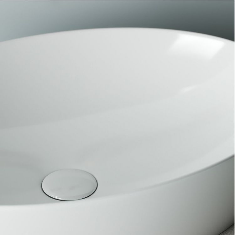 Умывальник чаша SANCOS Element накладная овальная 610x410x150мм, CN5018