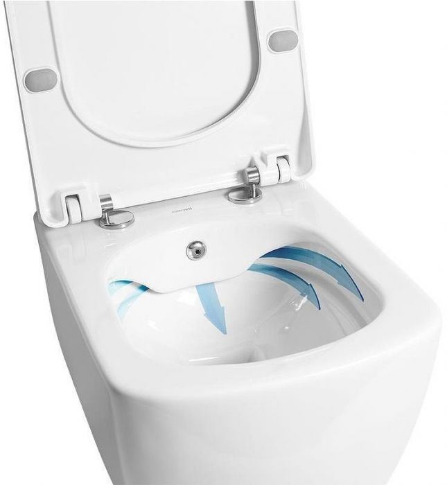 Унитаз биде Creavit Elegant EG321-00CB00E-0000 подвесной Белый без сиденья