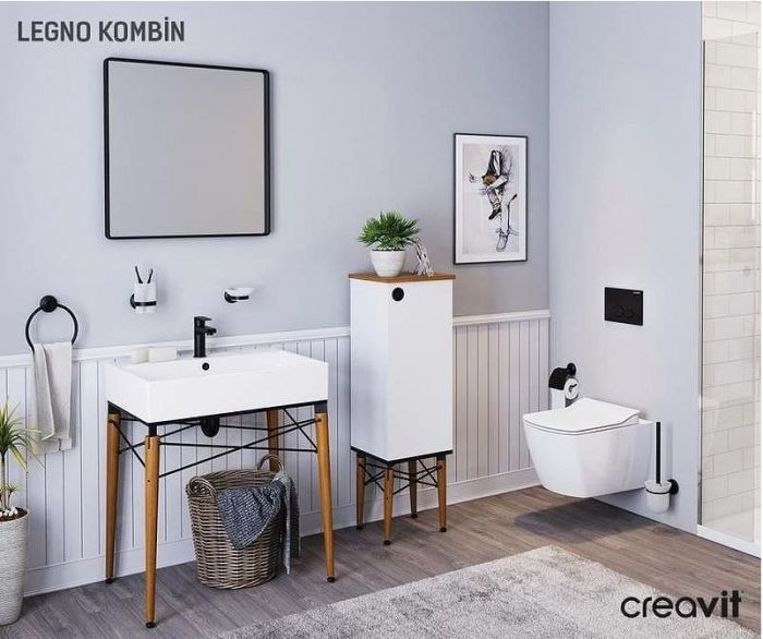 Унитаз биде Creavit Elegant EG321-00CB00E-0000 подвесной Белый без сиденья
