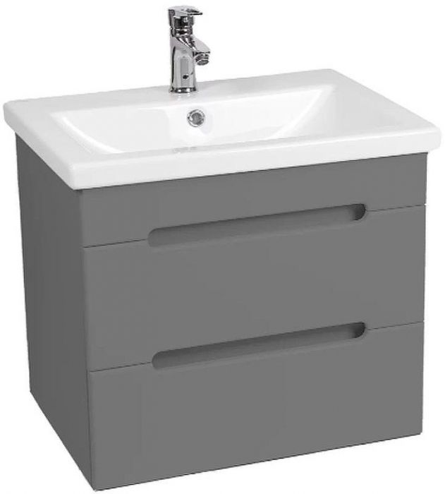 Тумба под раковину VIANT Марсель 60 VMAR60COG-T2YP подвесная Графит