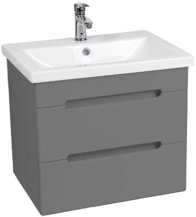 Тумба под раковину VIANT Марсель 60 VMAR60COG-T2YP подвесная Графит