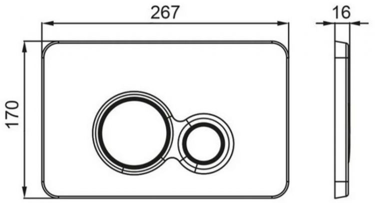 Инсталляция Bettoserb Sava Slim Superior SES40006458 для унитаза с клавишей смыва цвет Белый глянцевый Хром матовый Инсталляция Bettoserb Sava Slim Superior SES40006458 для унитаза с клавишей смыва цвет Белый глянцевый Хром матовый