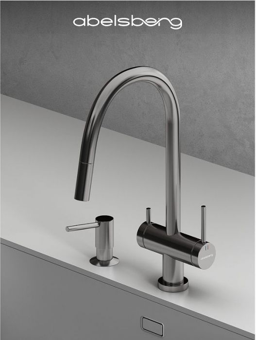 Смеситель для кухни Abelsberg Aera EMF71709CH цвет Глянцевый хром