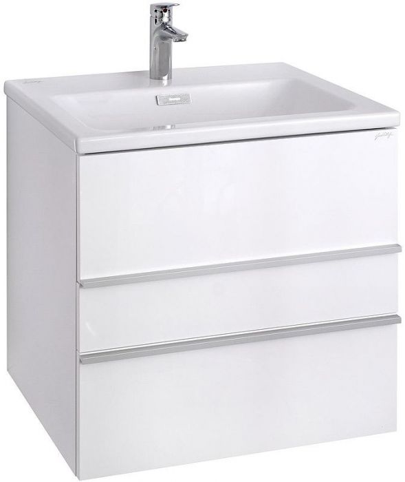 Тумба под раковину Jacob Delafon Lucien 60 EB2056-J5-J5 подвесная Белая глянцевая