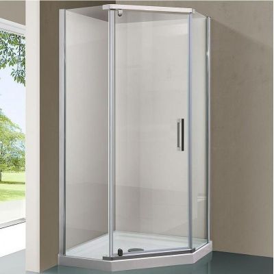 Душевой уголок Vincea Stresa 100x100 VSP-1S100CL профиль Хром стекло прозрачное