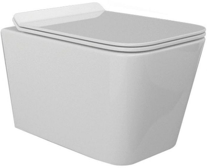 Унитаз beWash Kraft BKWHR005510 подвесной Белый глянец с сиденьем Микролифт