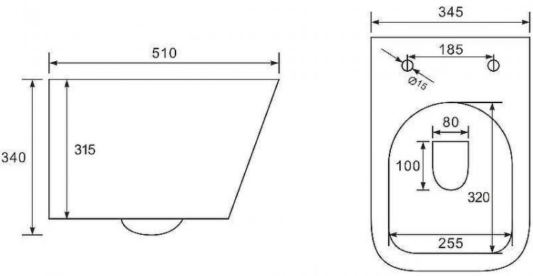 Унитаз beWash Kraft BKWHR005510 подвесной Белый глянец с сиденьем Микролифт Унитаз beWash Kraft BKWHR005510 подвесной Белый глянец с сиденьем Микролифт