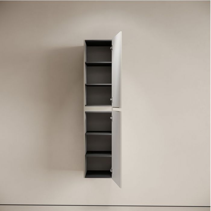 Шкаф пенал Sancos Code 35 PCD35GP подвесной цвет Серая платина