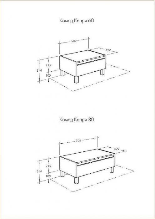 Тумба Aquaton Капри 60 1A231003KPDB0 Таксония темная