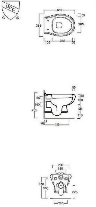 Унитаз Simas Arcade AR841bi rimless подвесной без сиденья