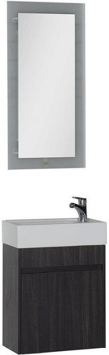 Комплект мебели для ванной Aquanet Лидс 50 183170 подвесной Эвкалипт мистери