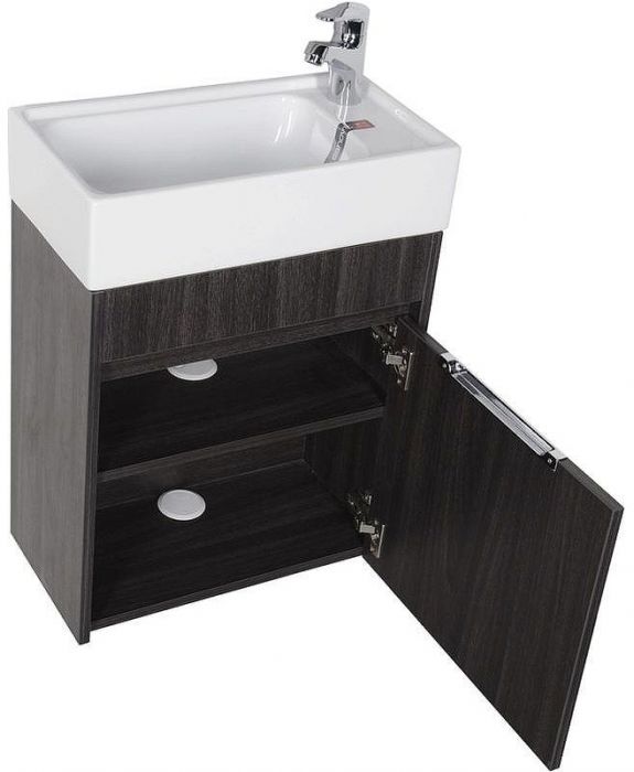 Комплект мебели для ванной Aquanet Лидс 50 183170 подвесной Эвкалипт мистери