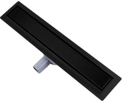 Душевой лоток Raglo 60 R652.60.06 с Черной матовой решеткой / под плитку