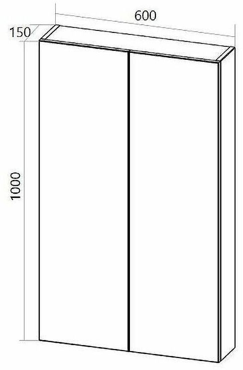 Подвесной шкаф 1MarKa Gaula 60П У92521 White