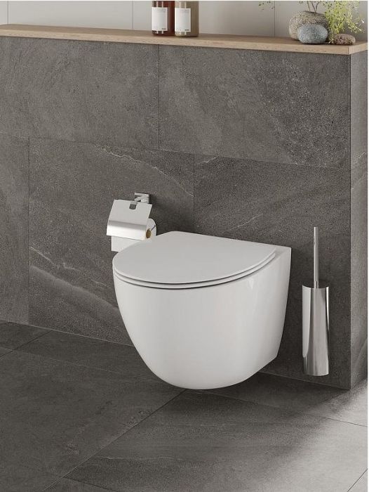 Комплект унитаза с инсталляцией Orange CI07-150W+APB188 с сиденьем Микролифт и Белой глянцевой клавишей смыва