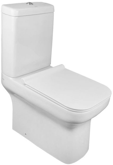 Унитаз компакт Creo Ceramique Arles AS1003+AS1002R цвет Белый с бачком и сиденьем Микролифт