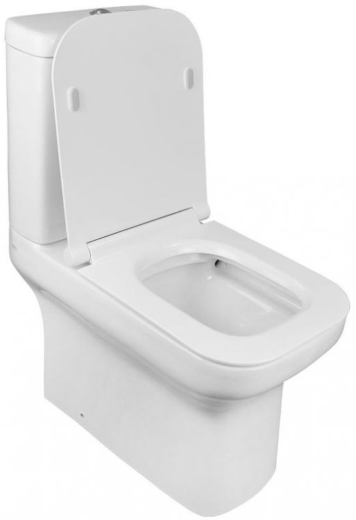 Унитаз компакт Creo Ceramique Arles AS1003+AS1002R цвет Белый с бачком и сиденьем Микролифт
