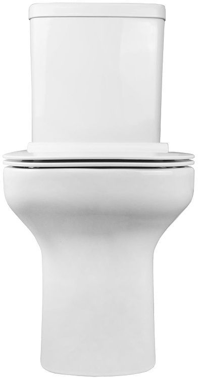 Унитаз компакт Creo Ceramique Arles AS1003+AS1002R цвет Белый с бачком и сиденьем Микролифт