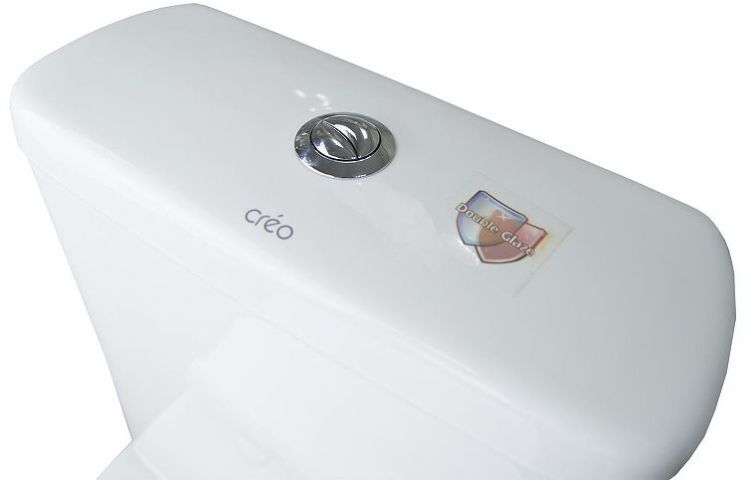 Унитаз компакт Creo Ceramique Arles AS1003+AS1002R цвет Белый с бачком и сиденьем Микролифт