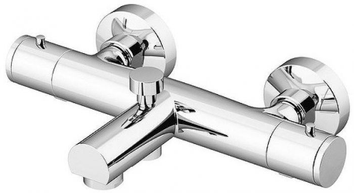 Смеситель для ванны Gattoni Termostatici TS21022C0 с термостатом Хром