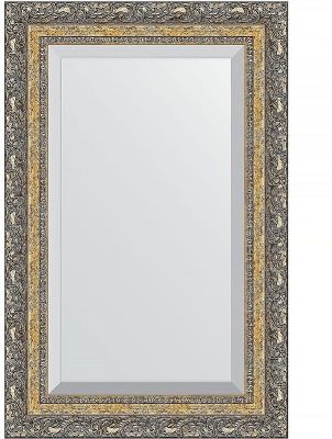 Зеркало Evoform Exclusive 85х55 BY 1240 с фацетом в багетной раме - Виньетка бронзовая 85