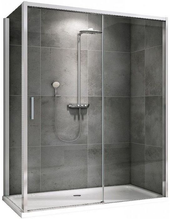 Душевой уголок Abber Komfort 160x100 AG93160-S102 профиль Хром стекло прозрачное