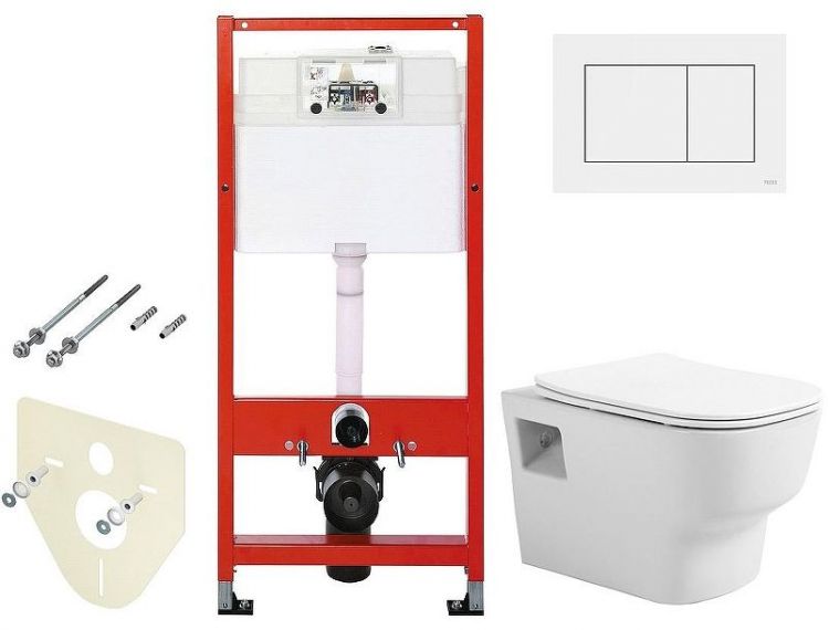 Комплект унитаза Avimano Tradition 1000090 с инсталляцией Tece Base 9400413 с сиденьем Микролифт и Белой клавишей смыва Комплект унитаза Avimano Tradition 1000090 с инсталляцией Tece Base 9400413 с сиденьем Микролифт и Белой клавишей смыва