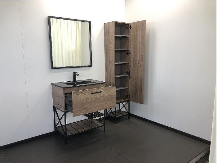 Зеркало Comforty Бредфорд 75 00004149062 Черное